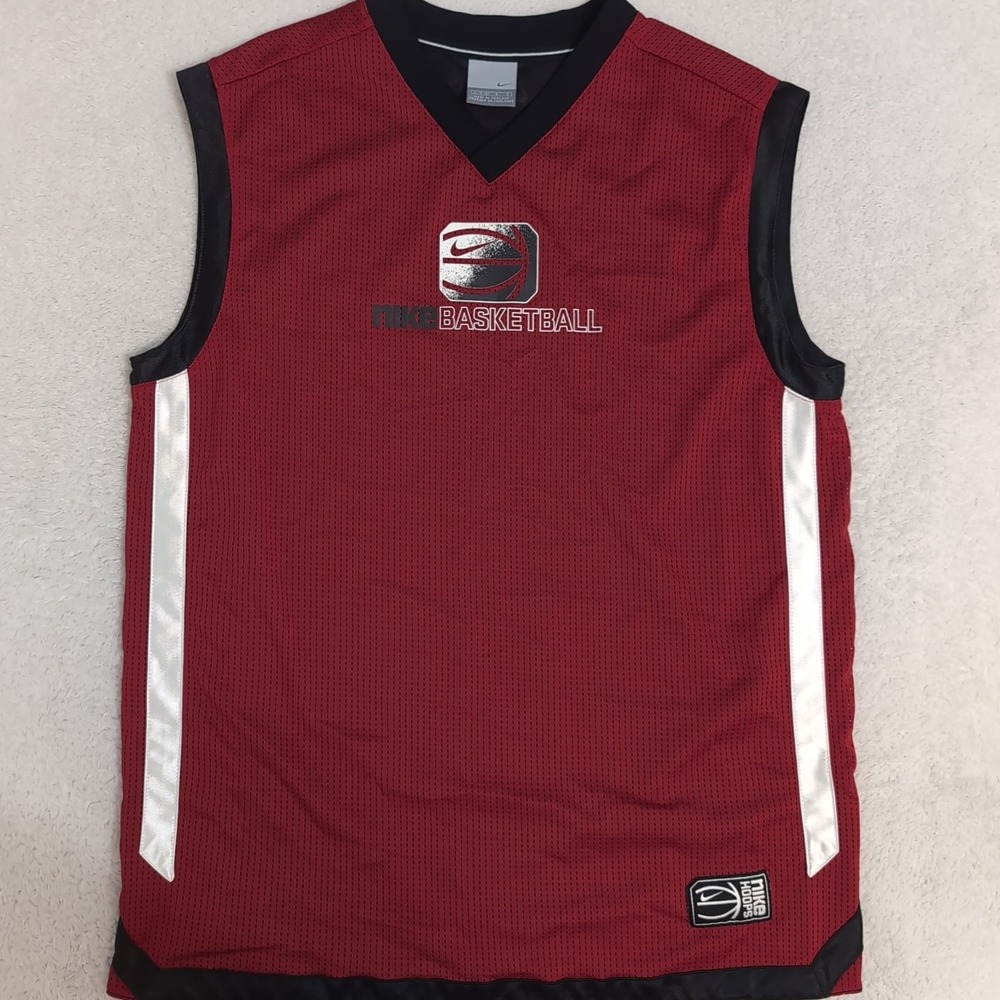 Nike DRI-FIT Authentic Basketball Apparel HOOPS Basketball Jersey Boys L
